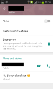 whatsapp profile to copy status
