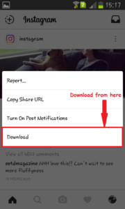 download instagram photos and videos on android