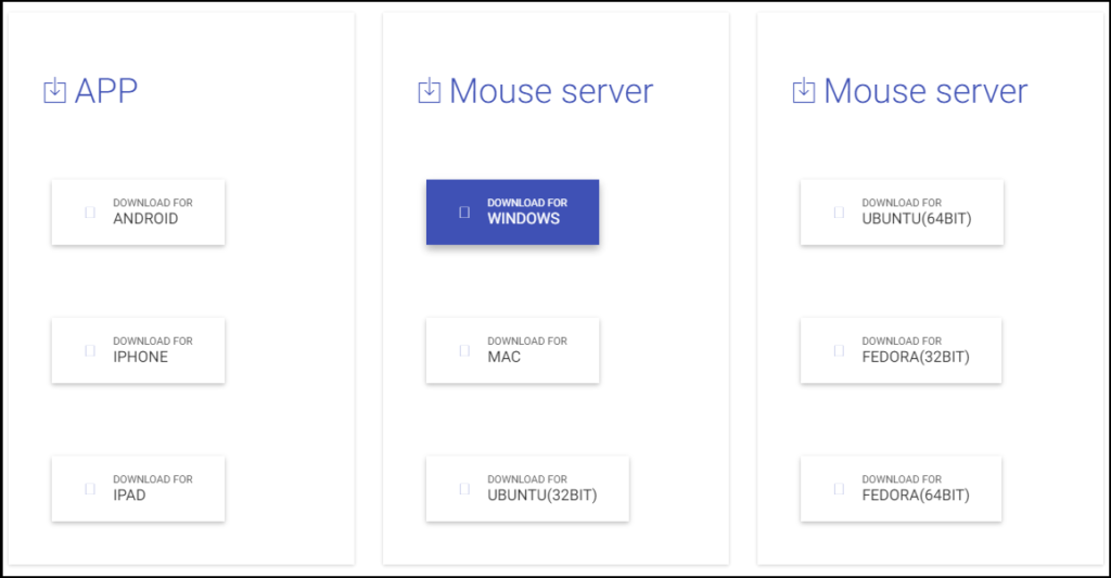 download mouse server for wifi mouse