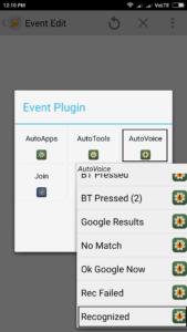 create tasker autovoice recognized profile