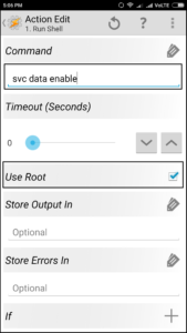 enable mobile data shell command