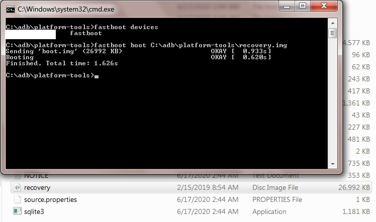 boot orangefox recovery